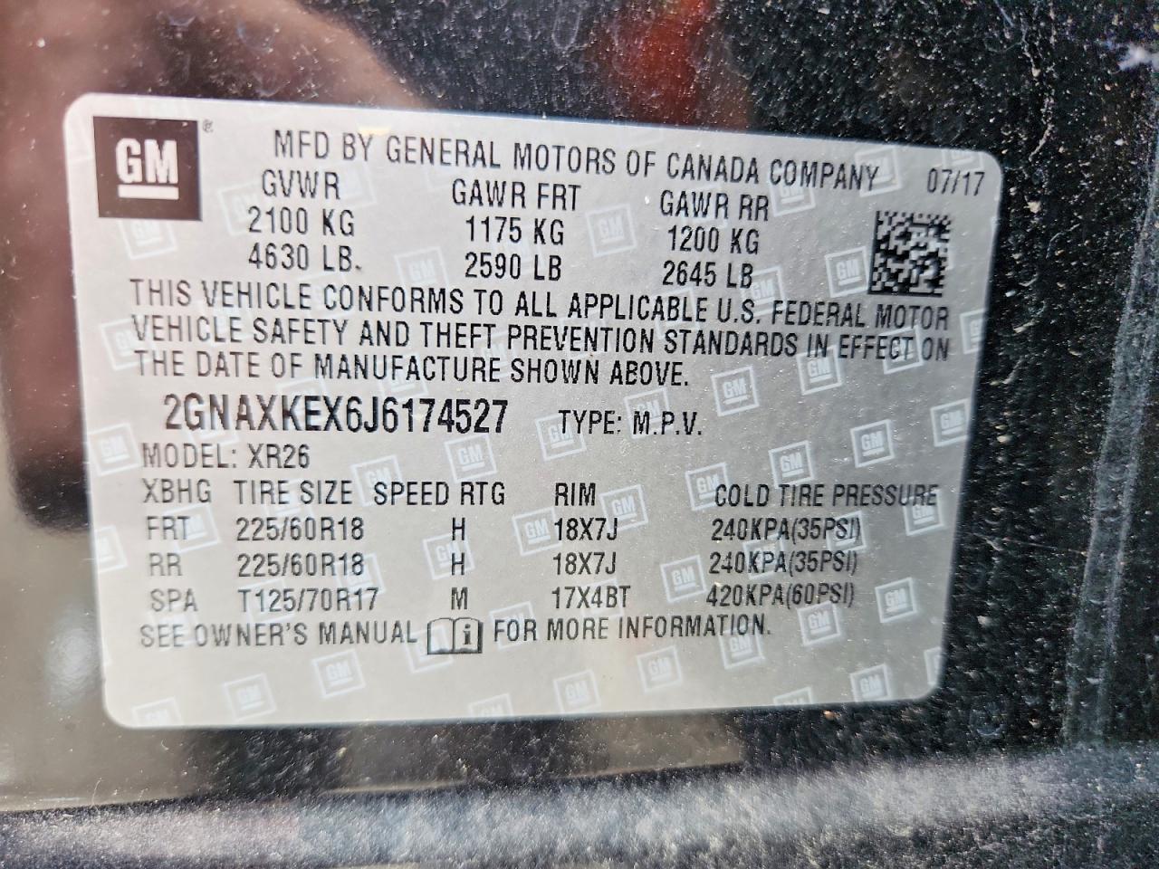 2018 CHEVROLET EQUINOX