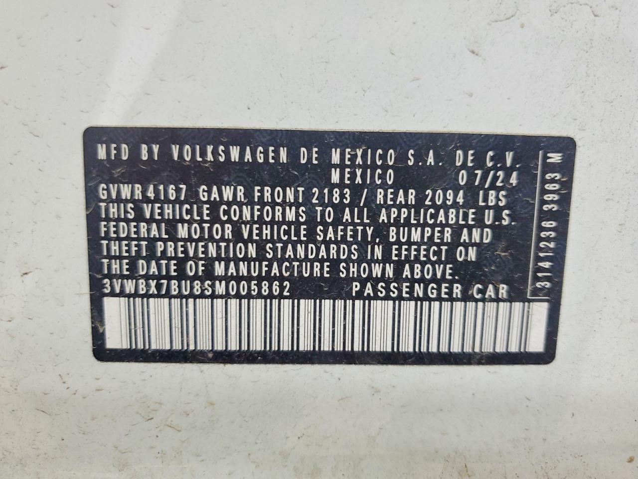 2025 VOLKSWAGEN JETTA