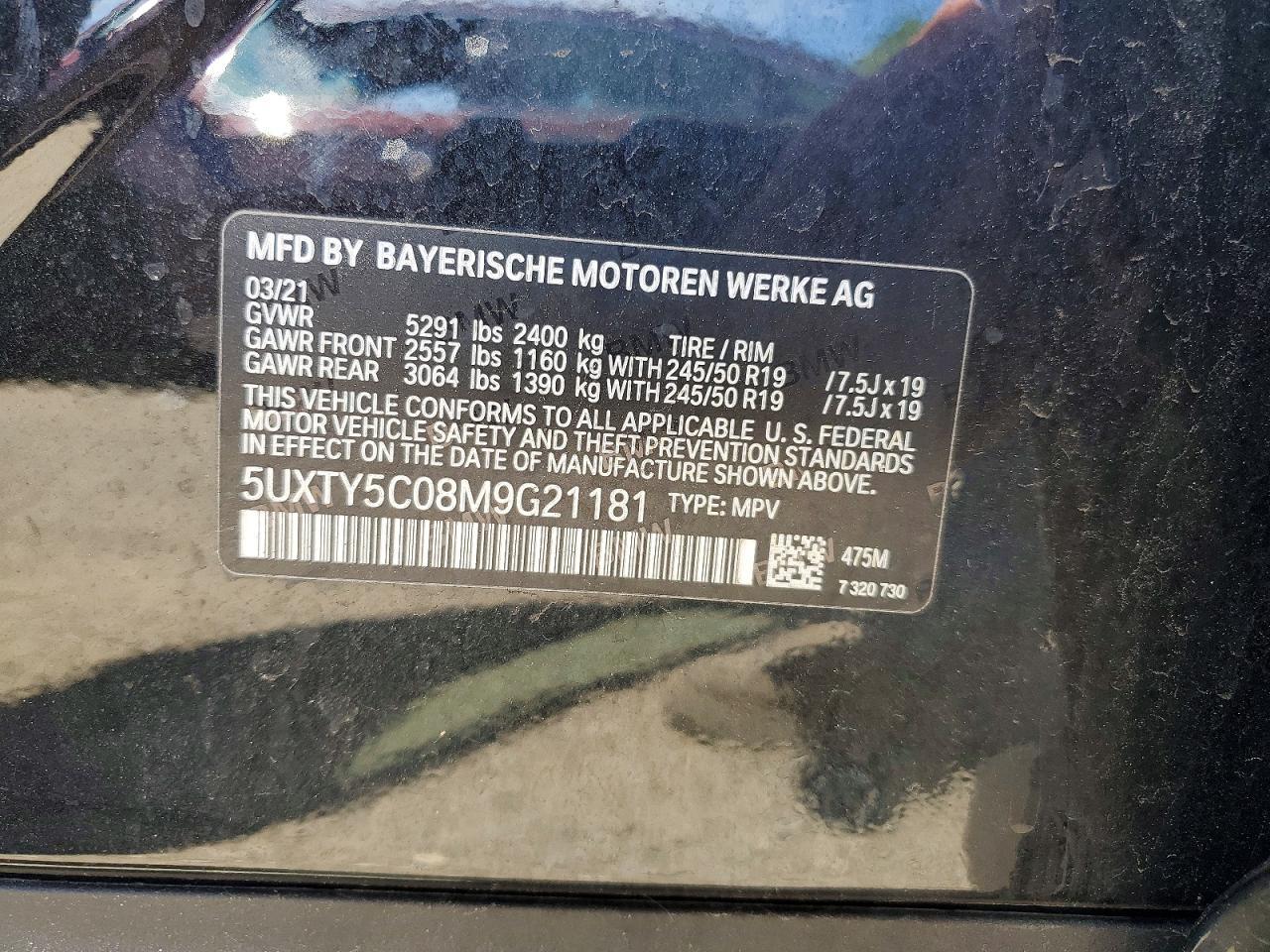 2021 BMW X3