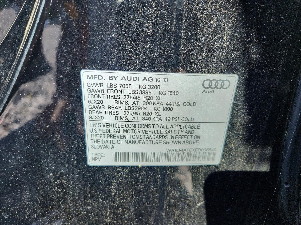 2014 AUDI Q7