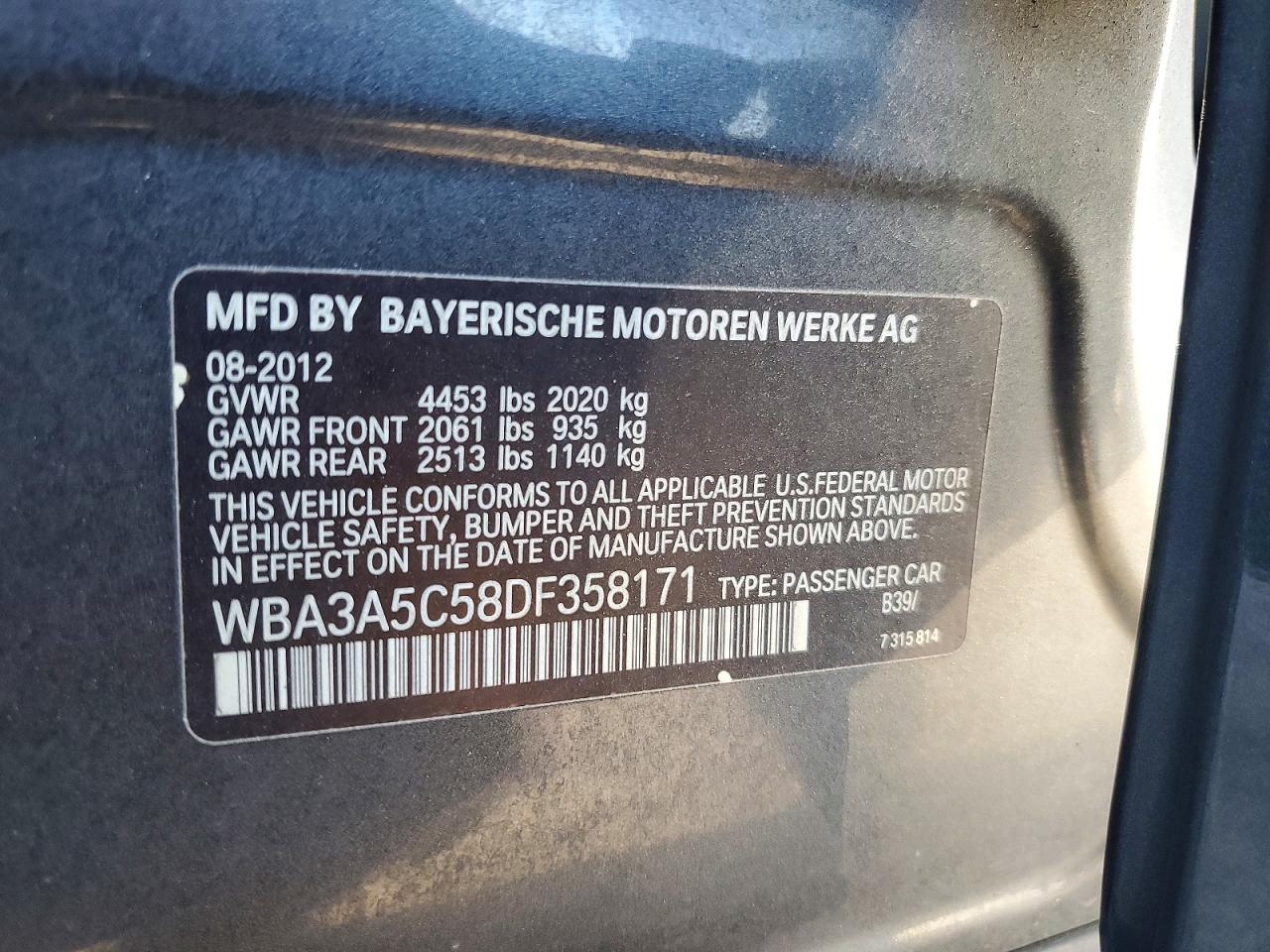 2013 BMW 3 SERIES