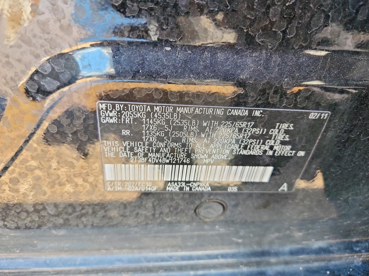 2011 TOYOTA RAV4