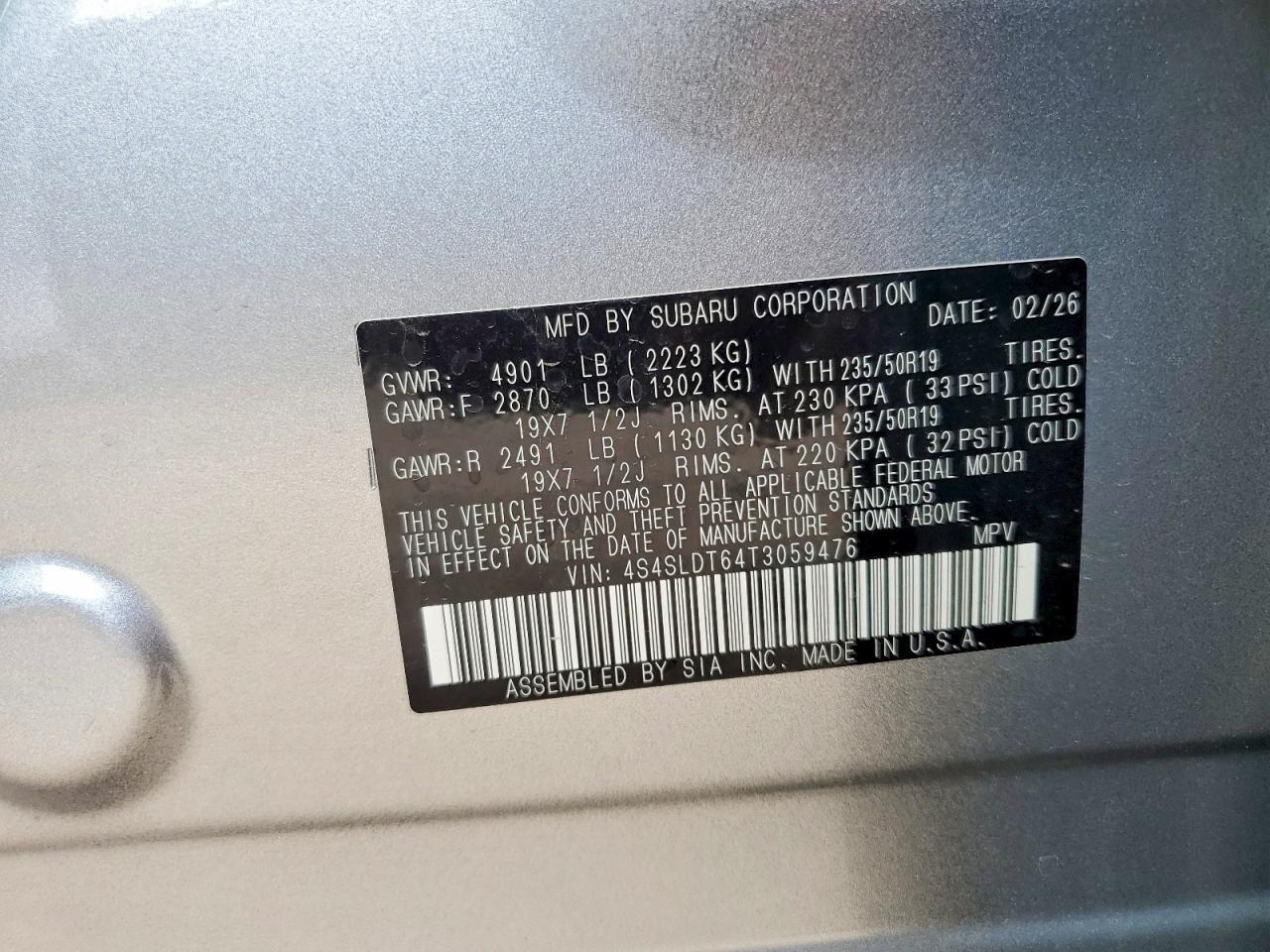 2026 SUBARU FORESTER