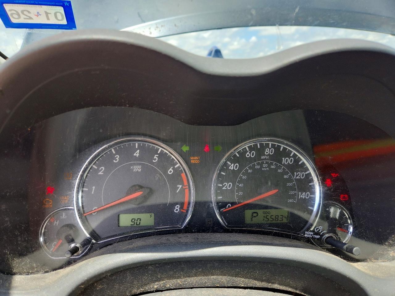 2012 TOYOTA COROLLA