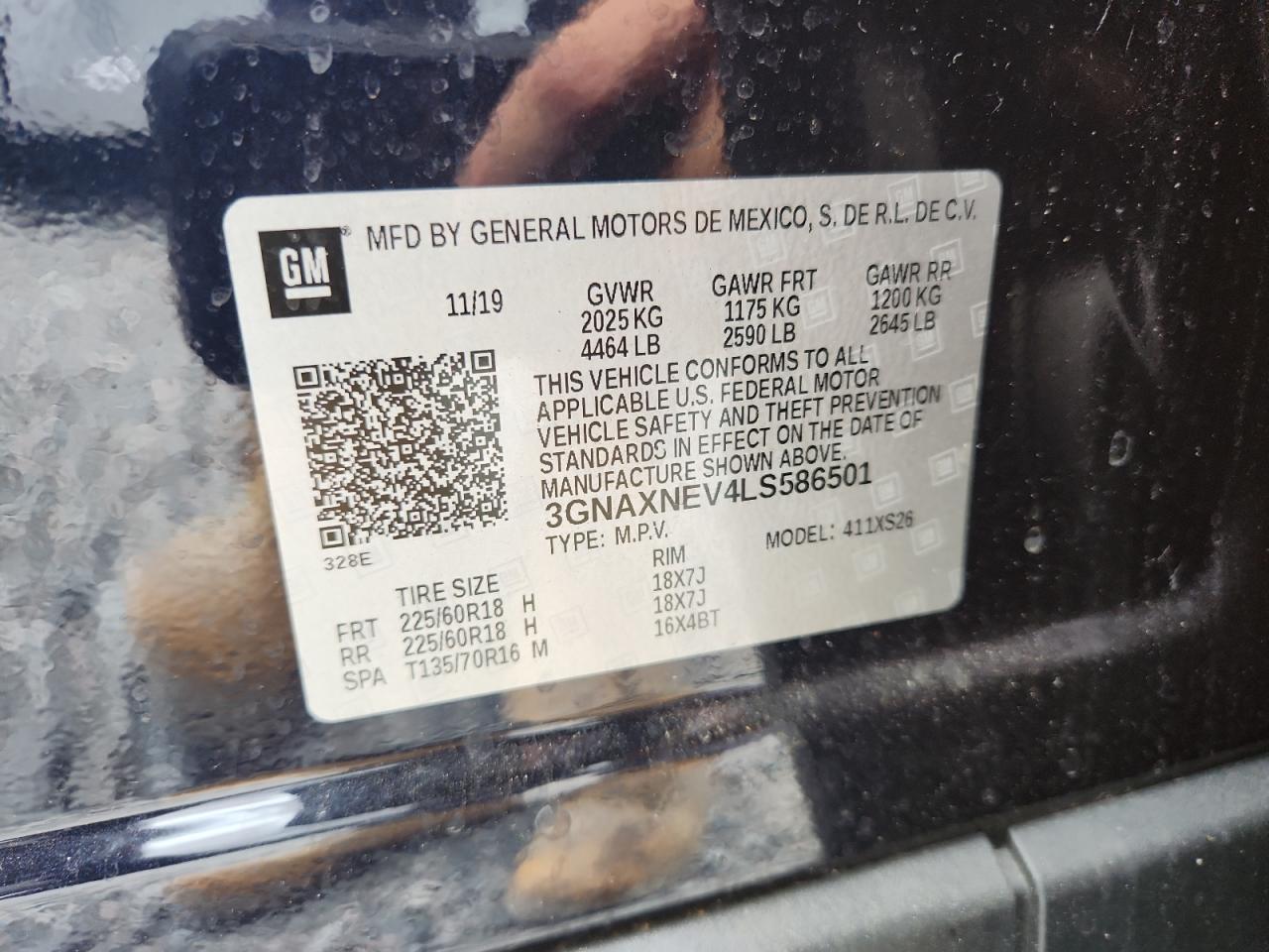 2020 CHEVROLET EQUINOX
