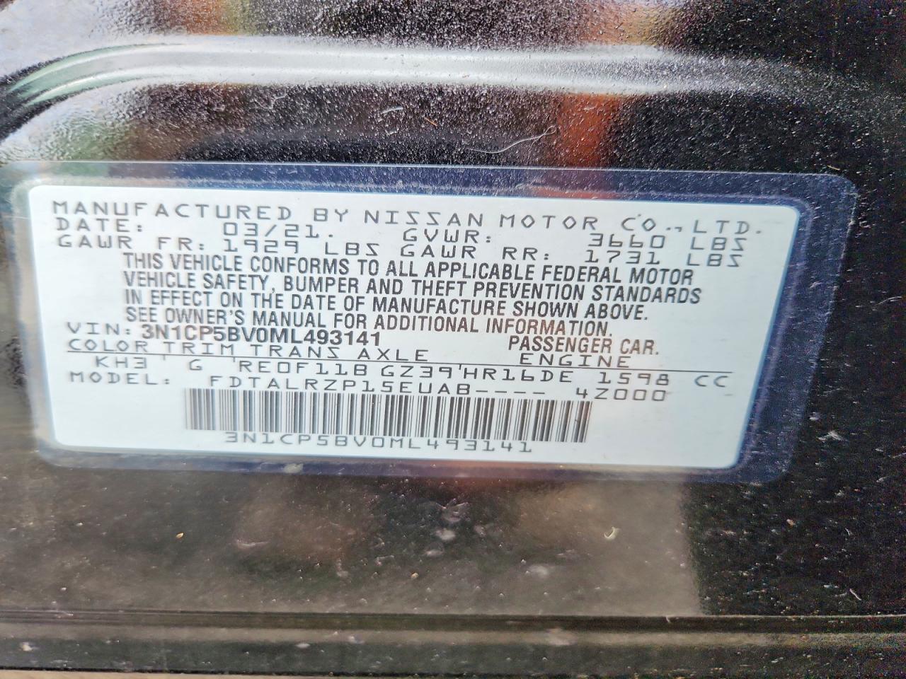 2021 NISSAN KICKS