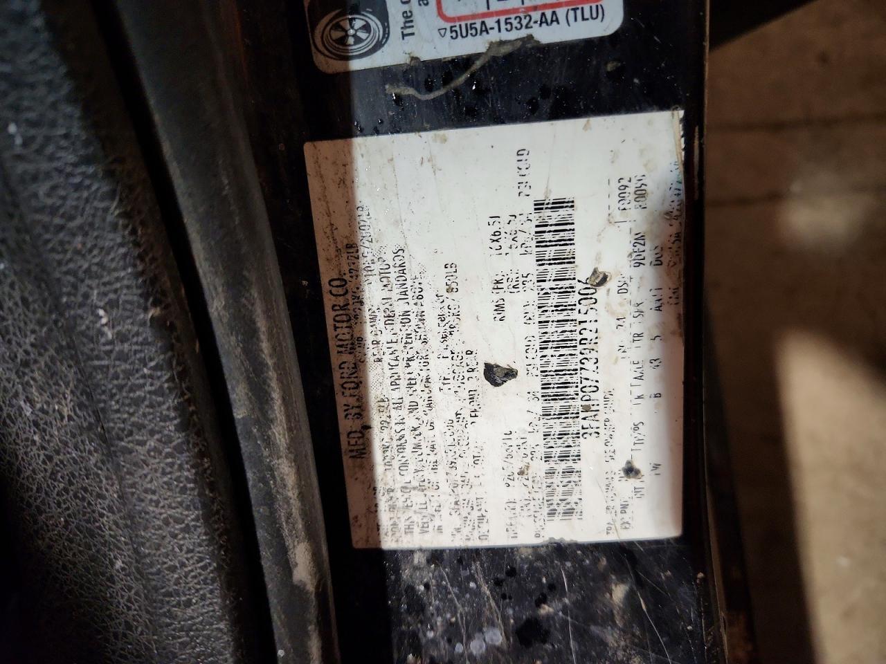 2009 FORD FUSION