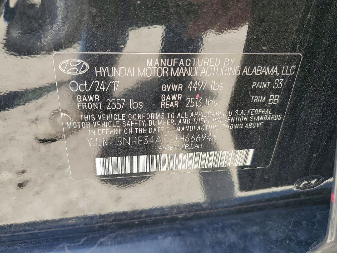 2018 HYUNDAI SONATA