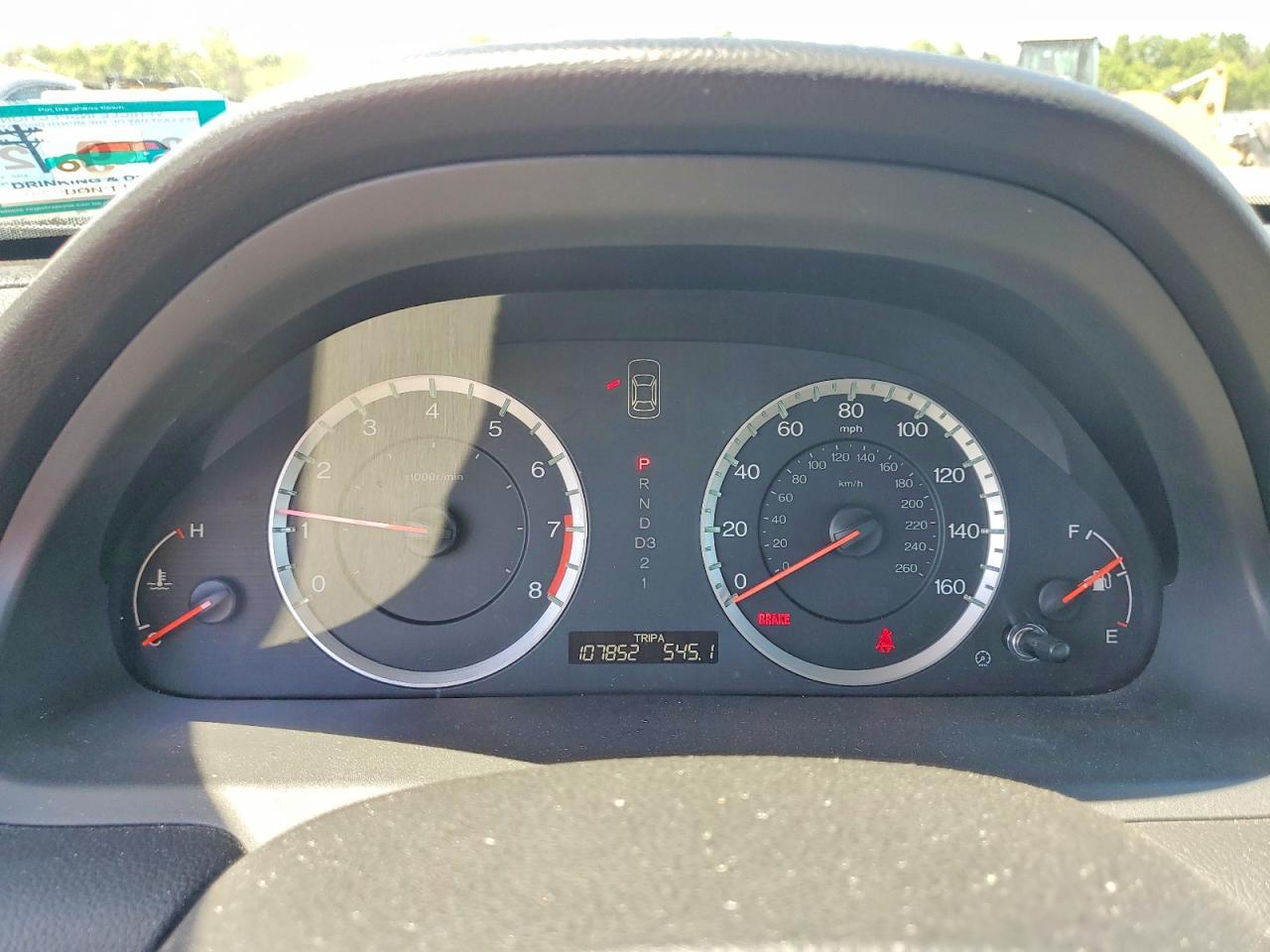 2012 HONDA ACCORD