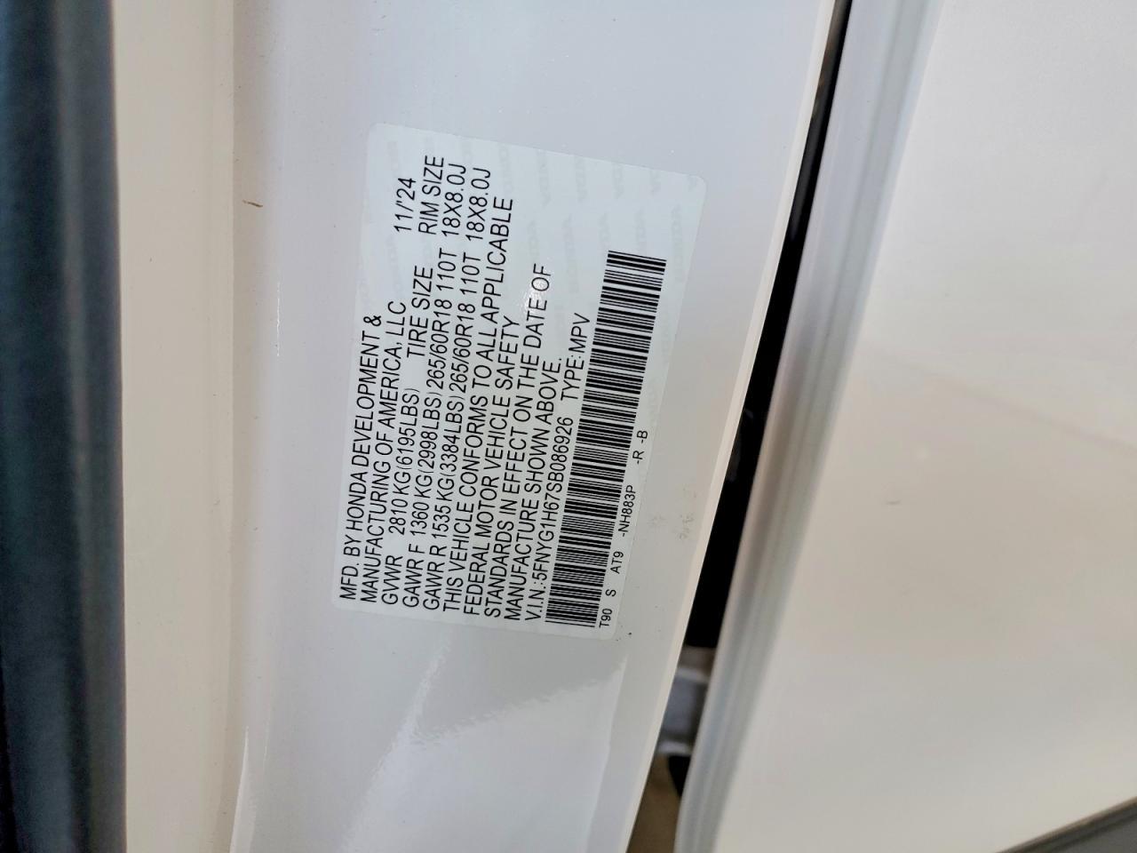 2025 HONDA PILOT