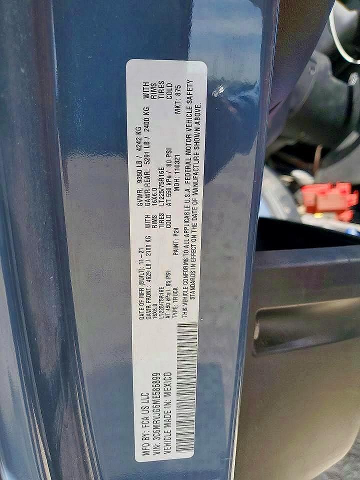 2021 RAM ProMaster 3500