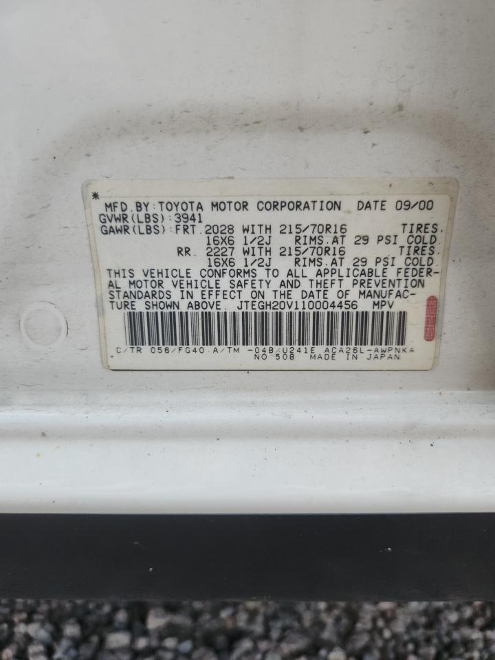 2001 TOYOTA RAV4