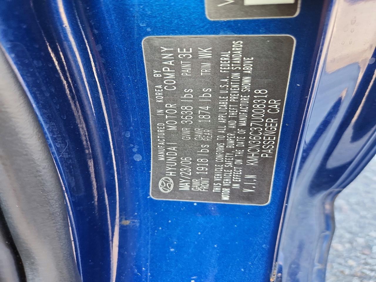 2007 HYUNDAI ACCENT