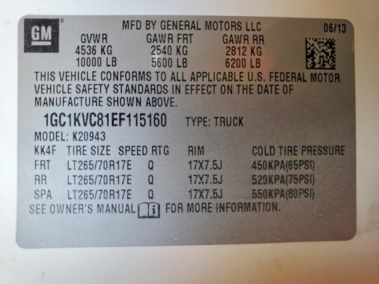 2014 CHEVROLET Silverado 2500