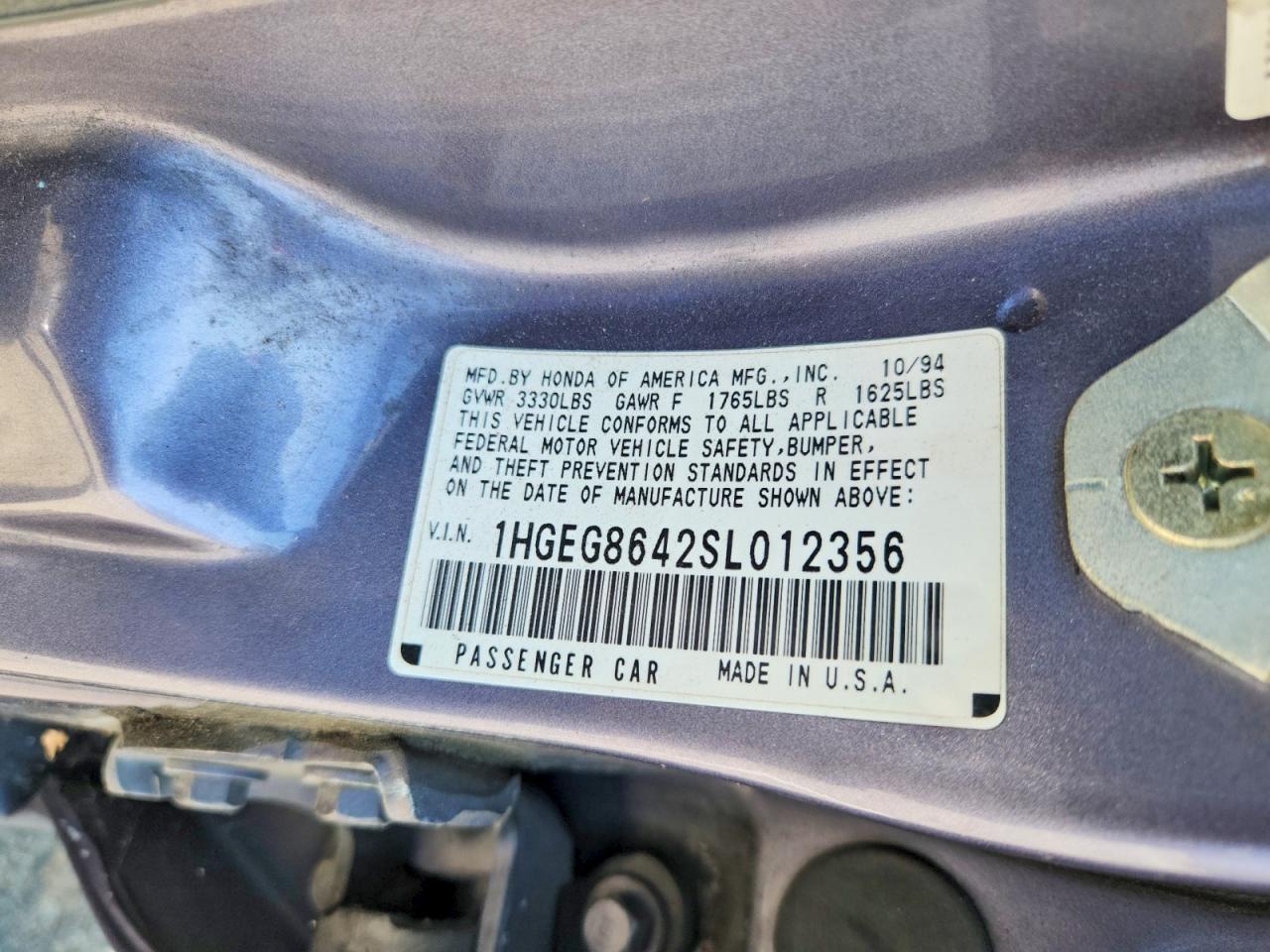 1995 HONDA CIVIC