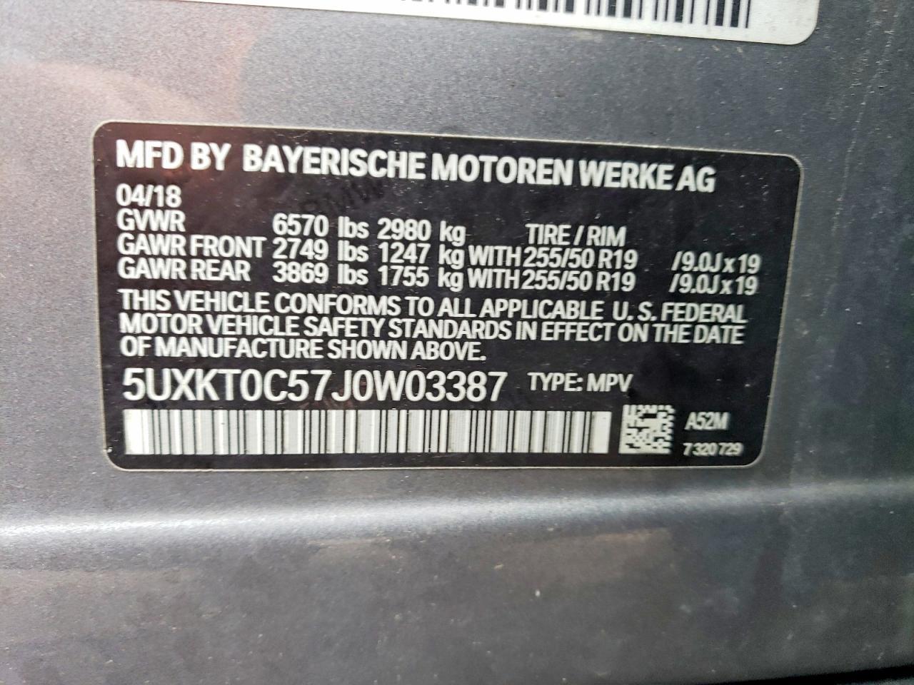 2018 BMW X5