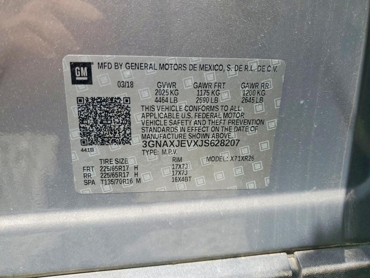 2018 CHEVROLET EQUINOX
