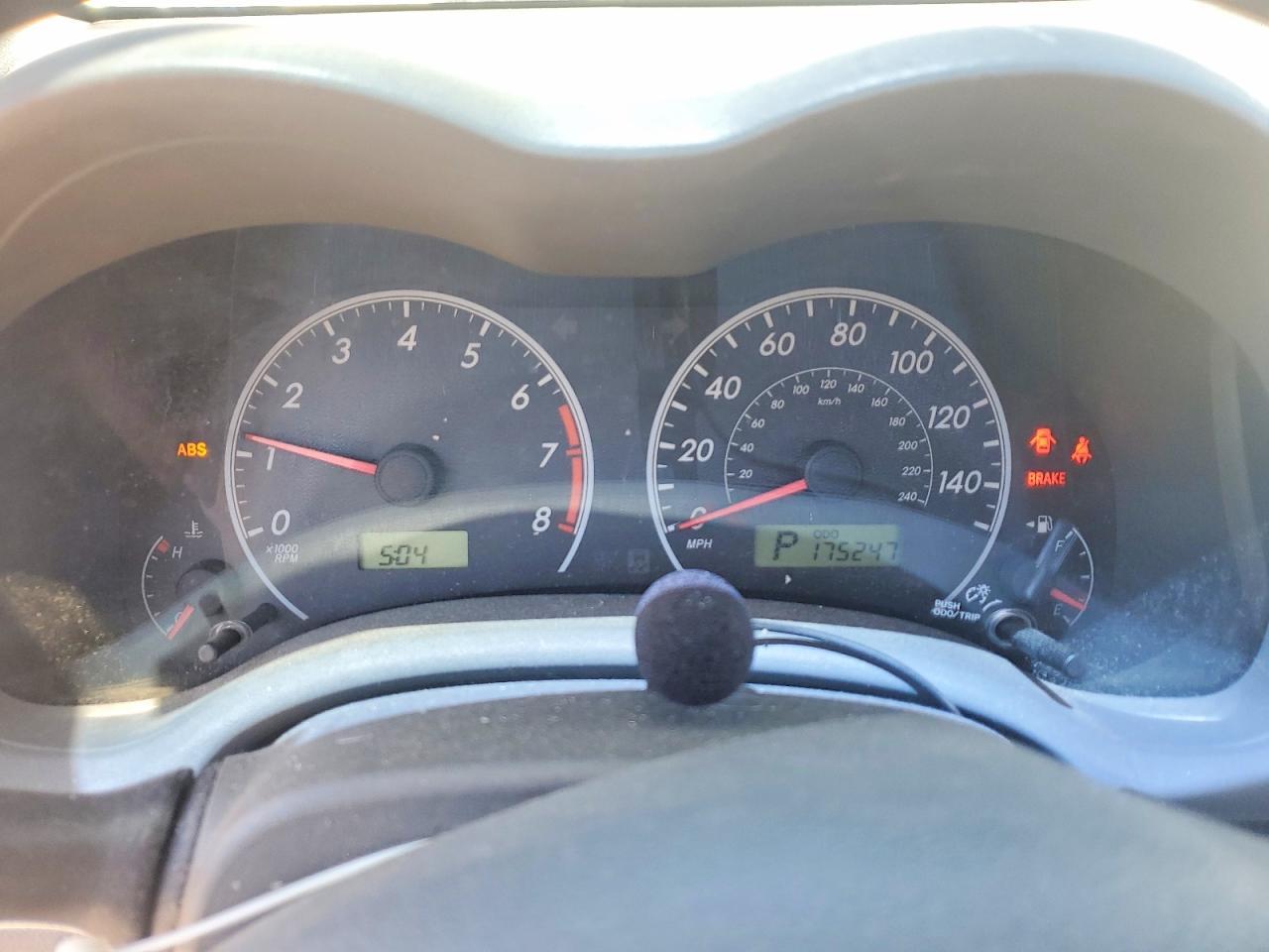 2009 TOYOTA COROLLA