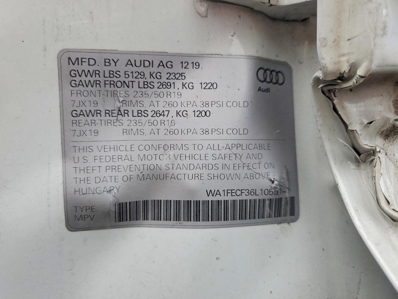 2020 AUDI Q3