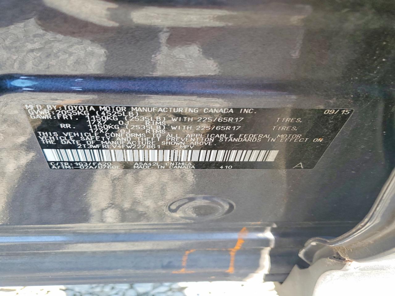 2015 TOYOTA RAV4