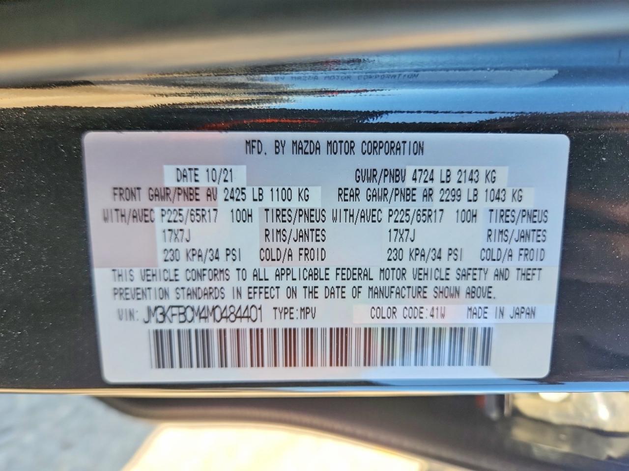 2021 MAZDA CX-5