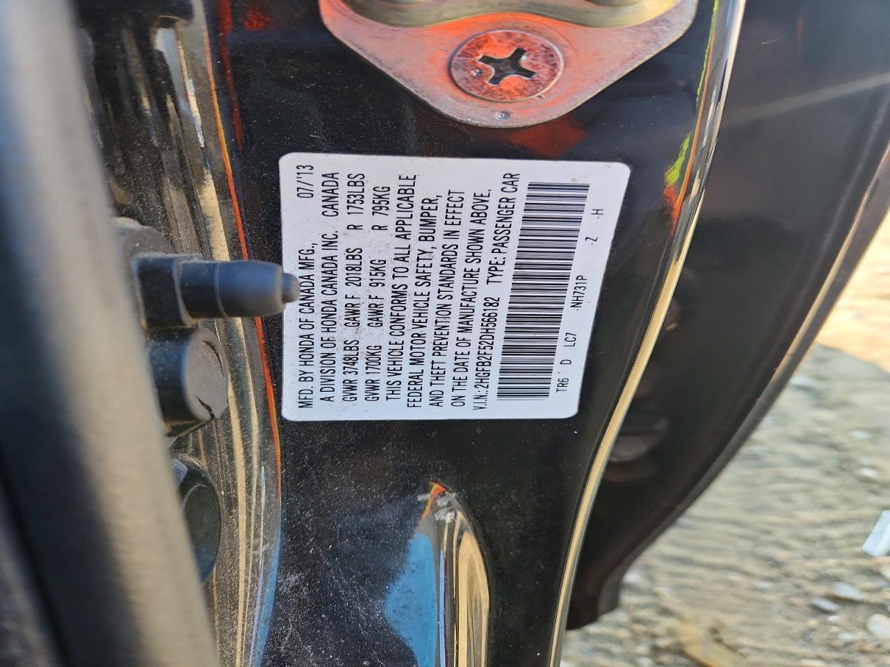 2013 HONDA CIVIC
