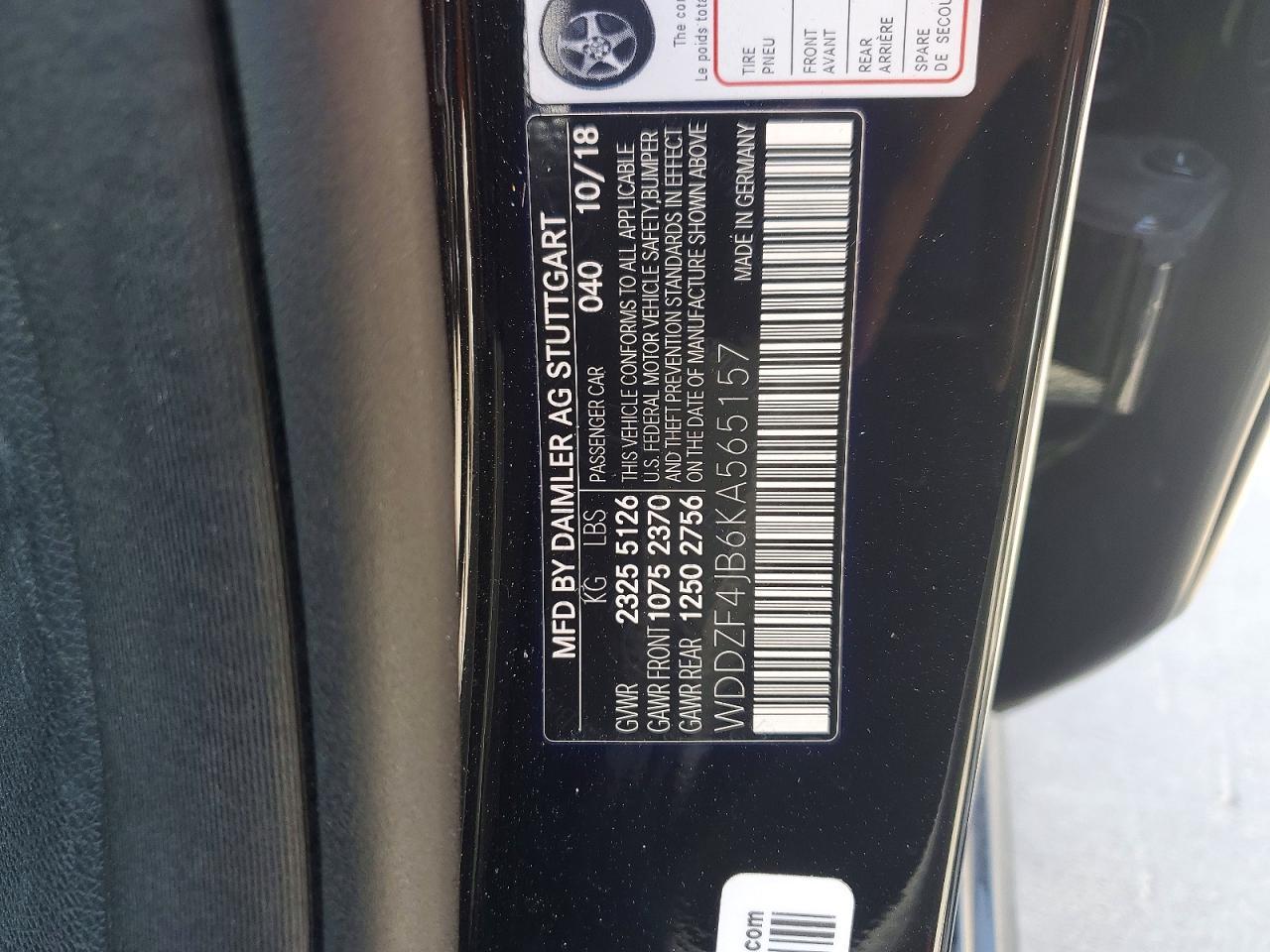 2019 MERCEDES-BENZ E-Class