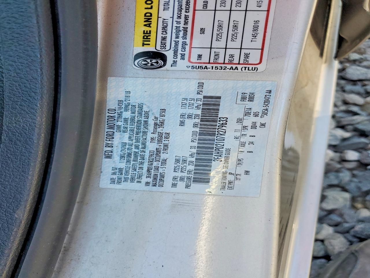 2007 FORD FUSION