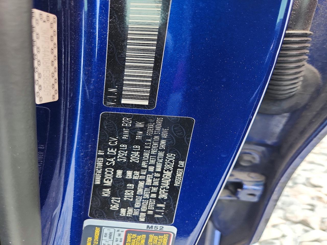 2021 KIA FORTE