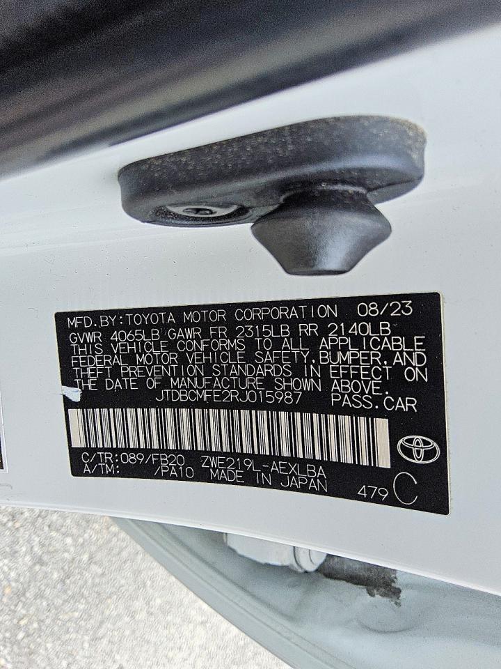 2024 TOYOTA COROLLA