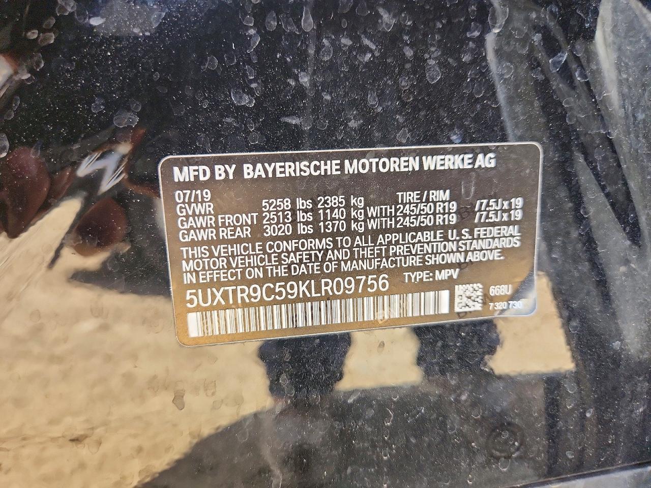 2019 BMW X3