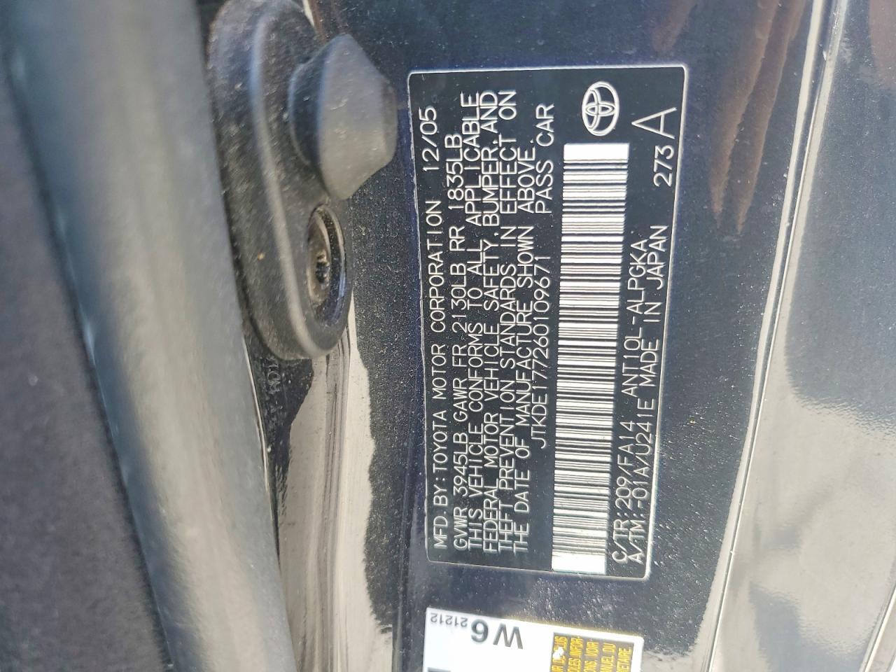 2006 SCION TC