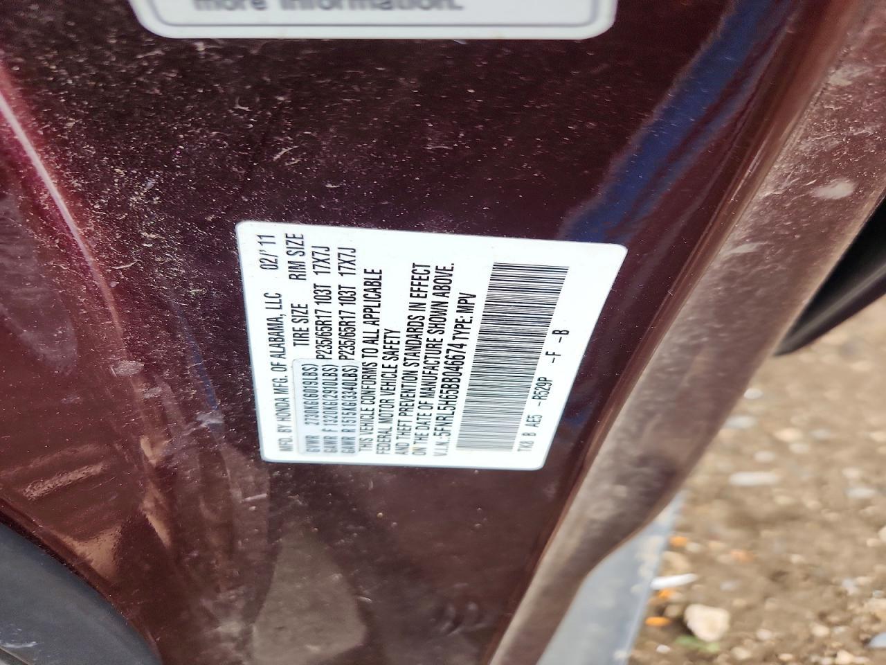 2011 HONDA ODYSSEY