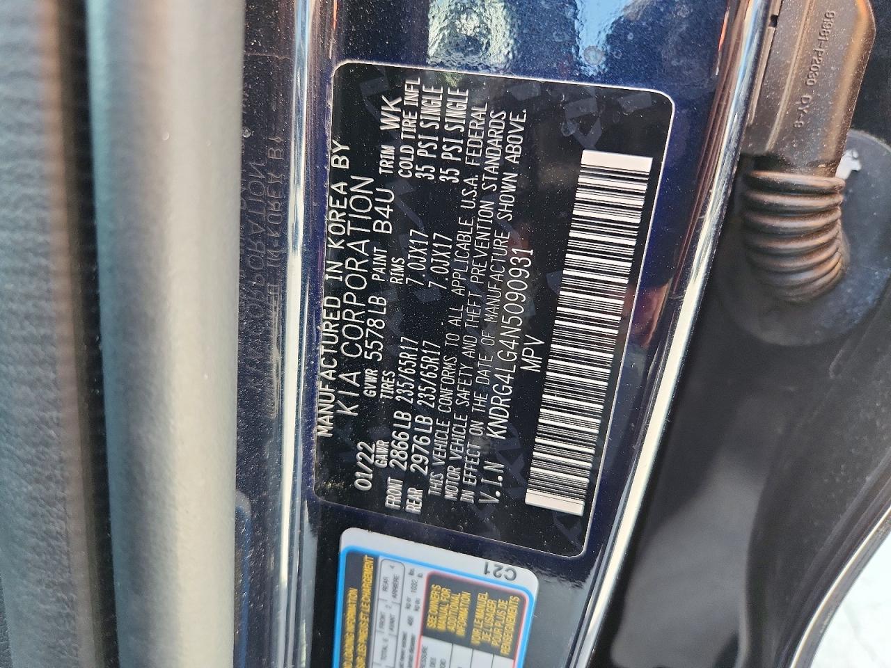 2022 KIA SORENTO