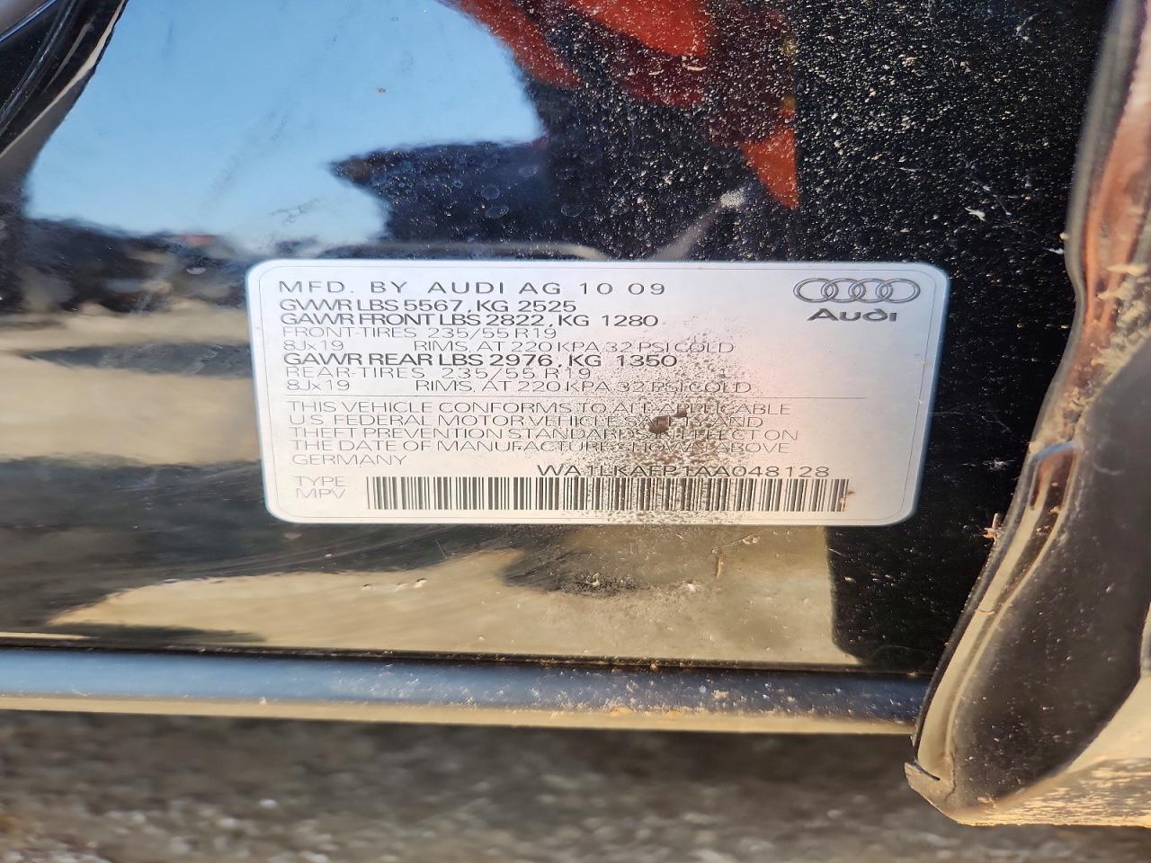 2010 AUDI Q5