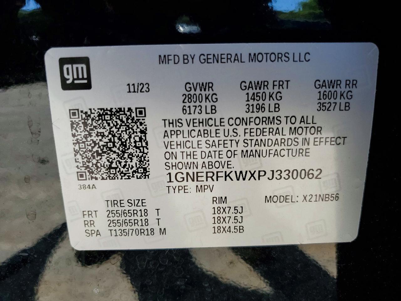 2023 CHEVROLET TRAVERSE