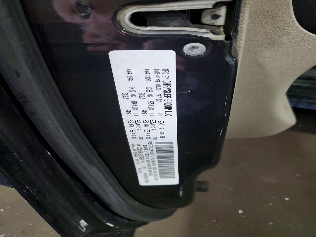 2012 DODGE GRAND CARAVAN