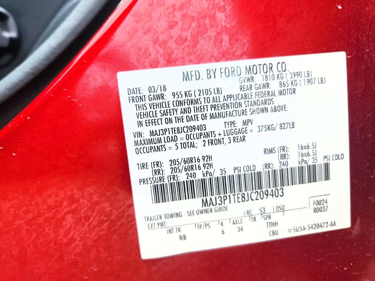 2018 FORD EcoSport