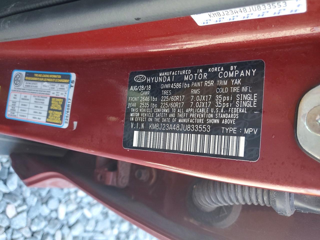 2018 HYUNDAI TUCSON