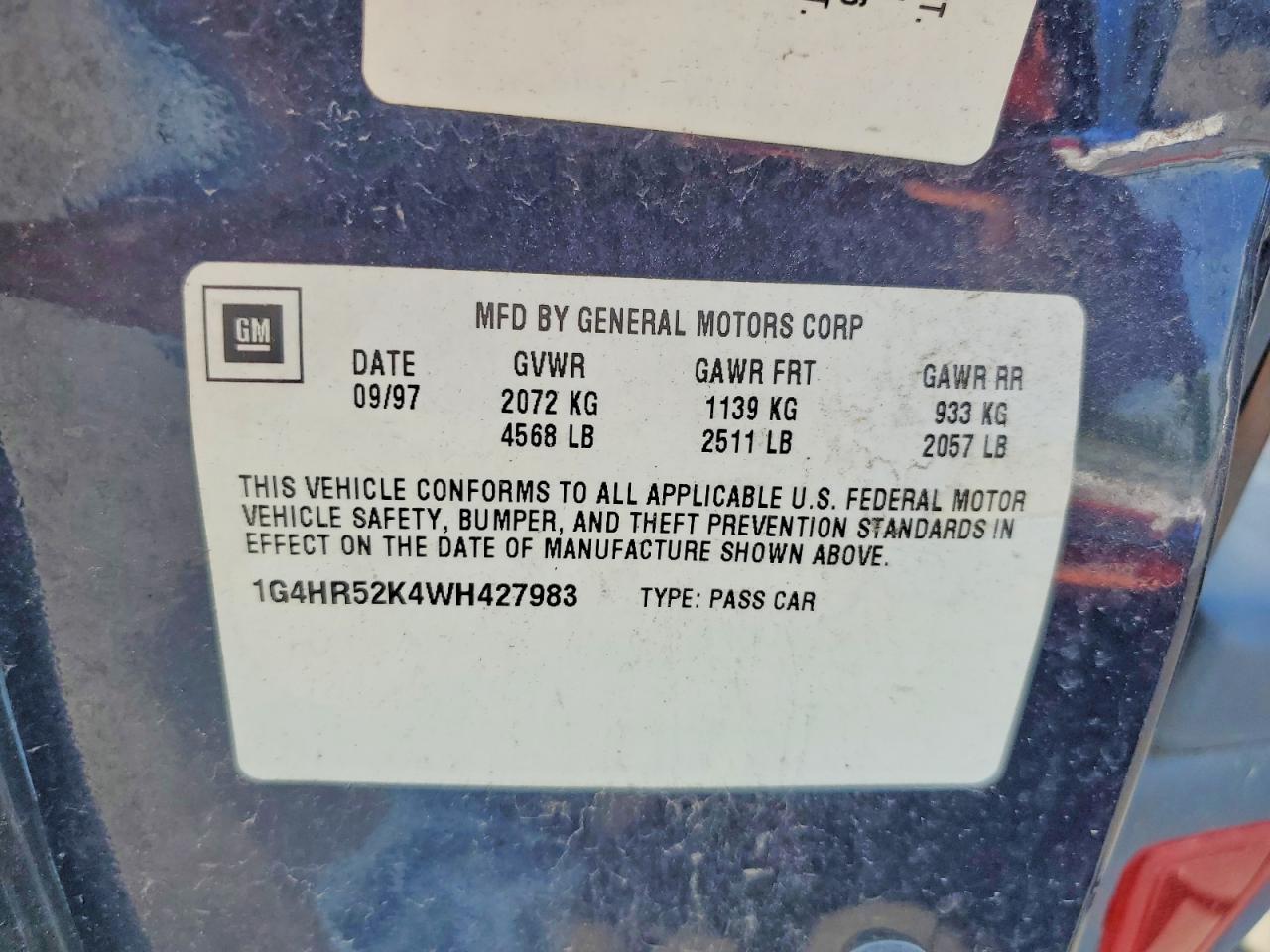 1998 BUICK Lesabre