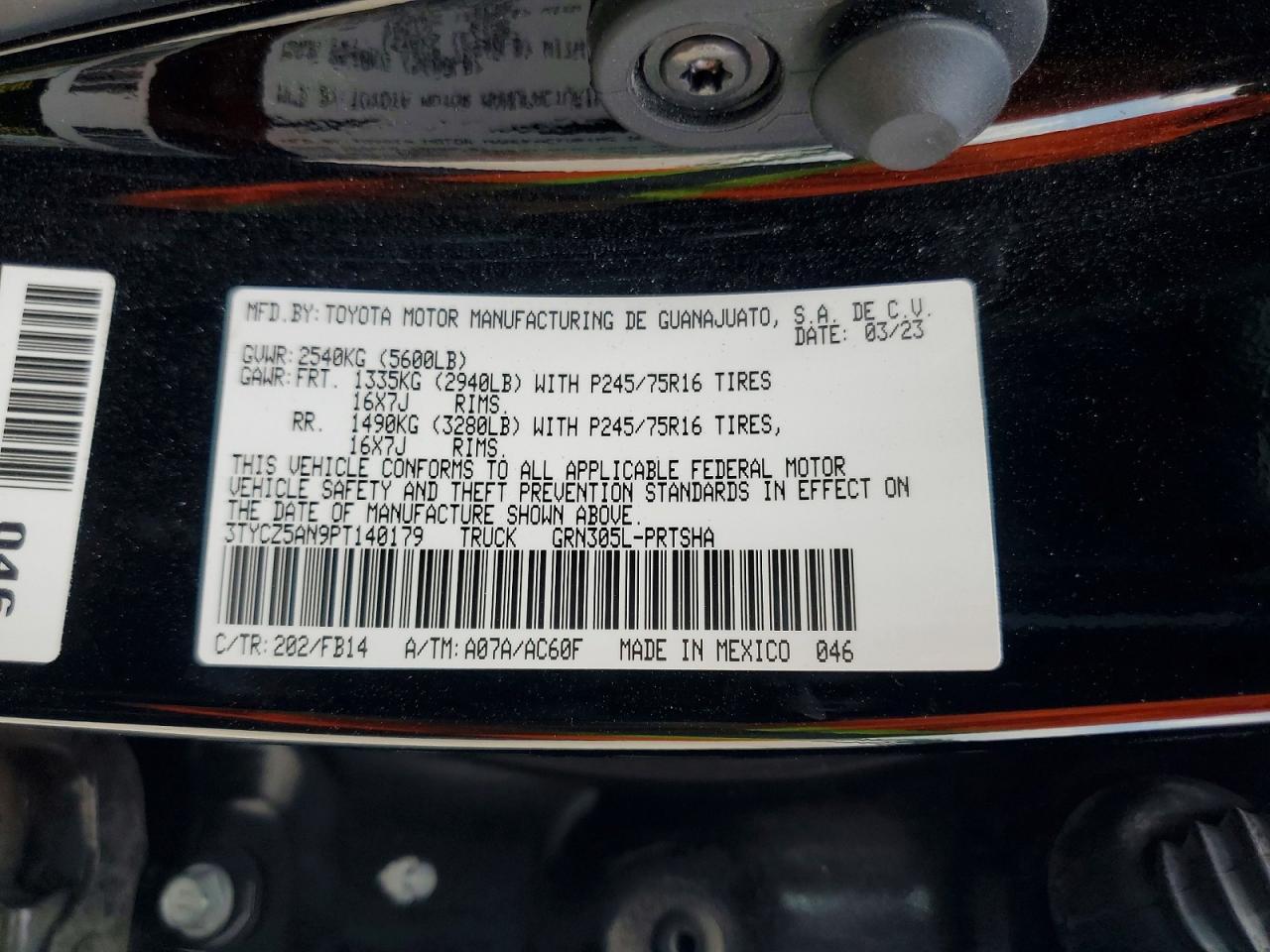 2023 TOYOTA TACOMA