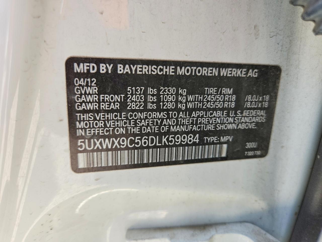 2013 BMW X3