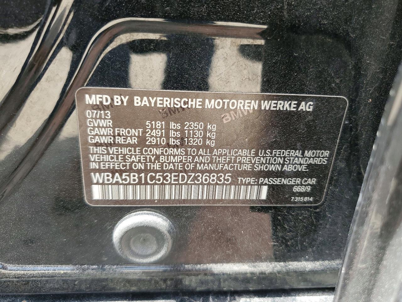 2014 BMW 5 series