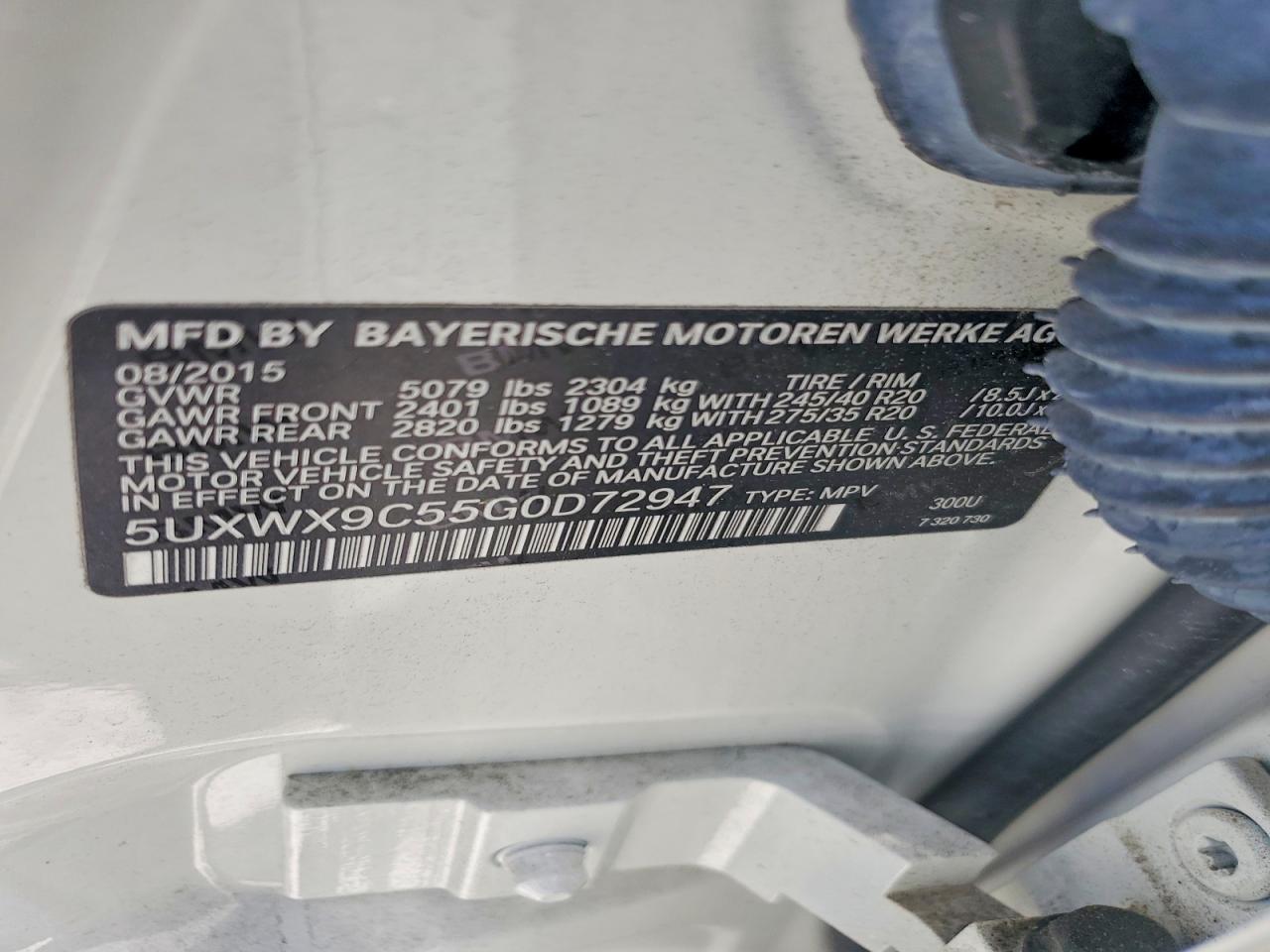 2016 BMW X3