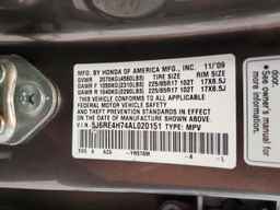 2010 HONDA CR-V