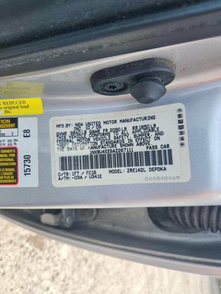 2010 TOYOTA COROLLA