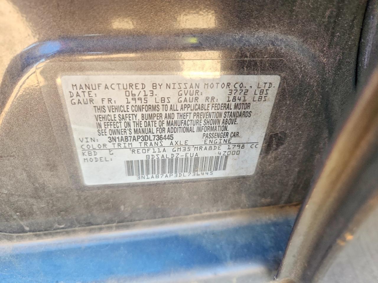 2013 NISSAN SENTRA