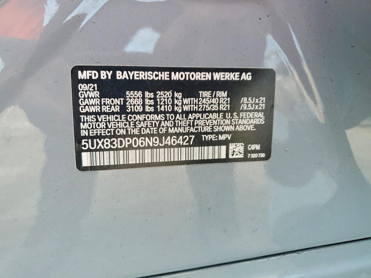 2022 BMW X3