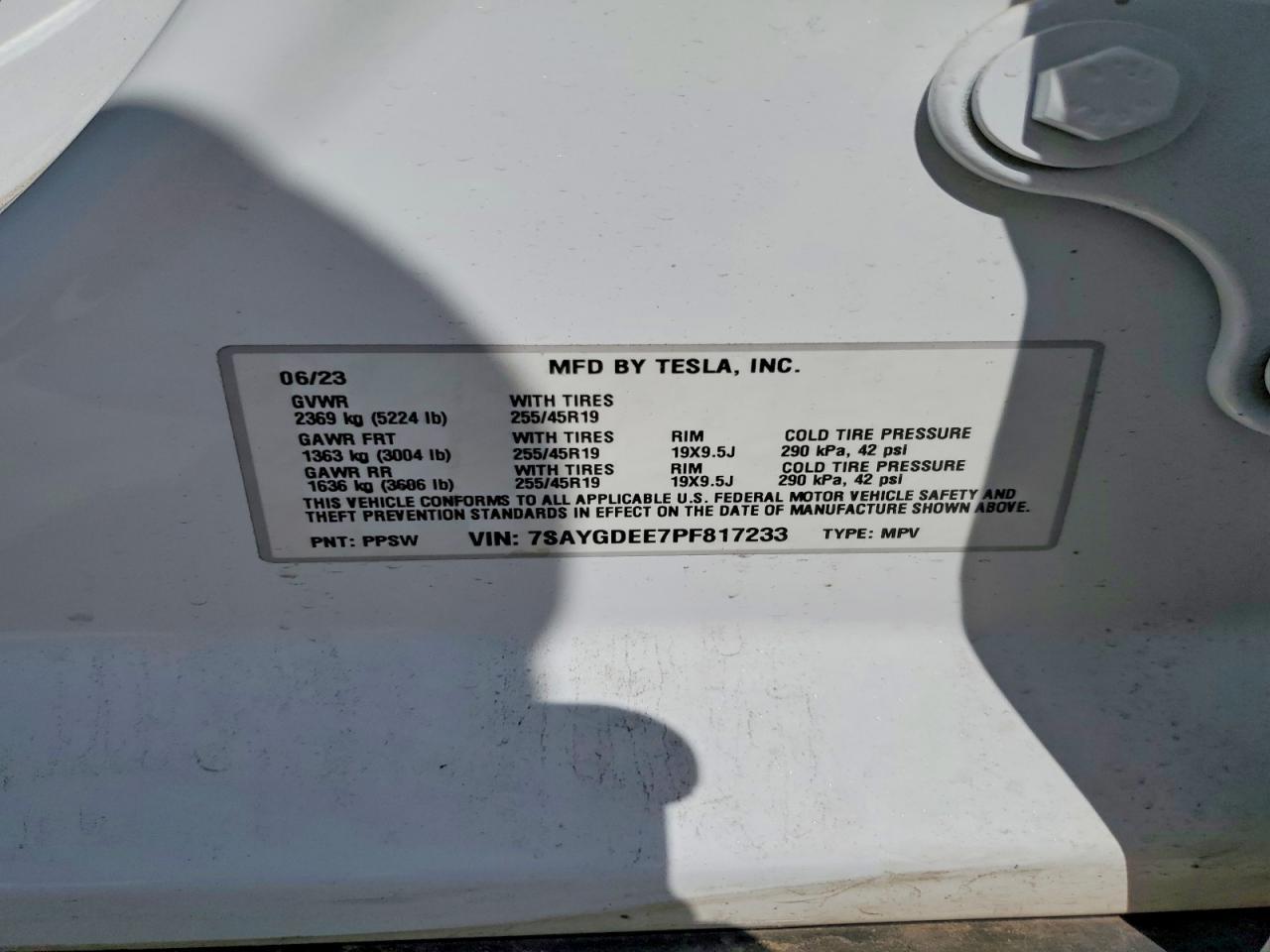 2023 TESLA MODEL Y