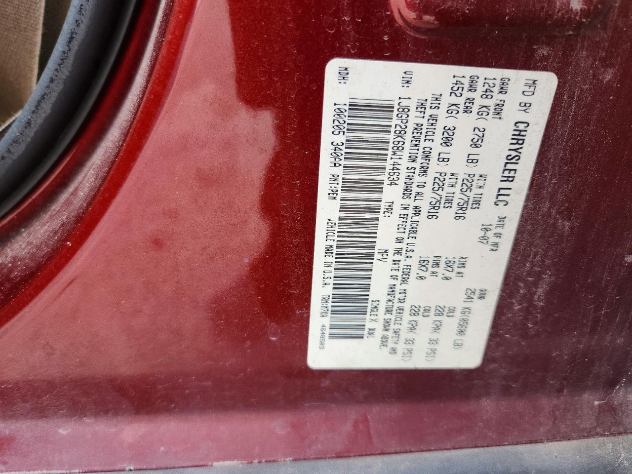 2008 JEEP Liberty